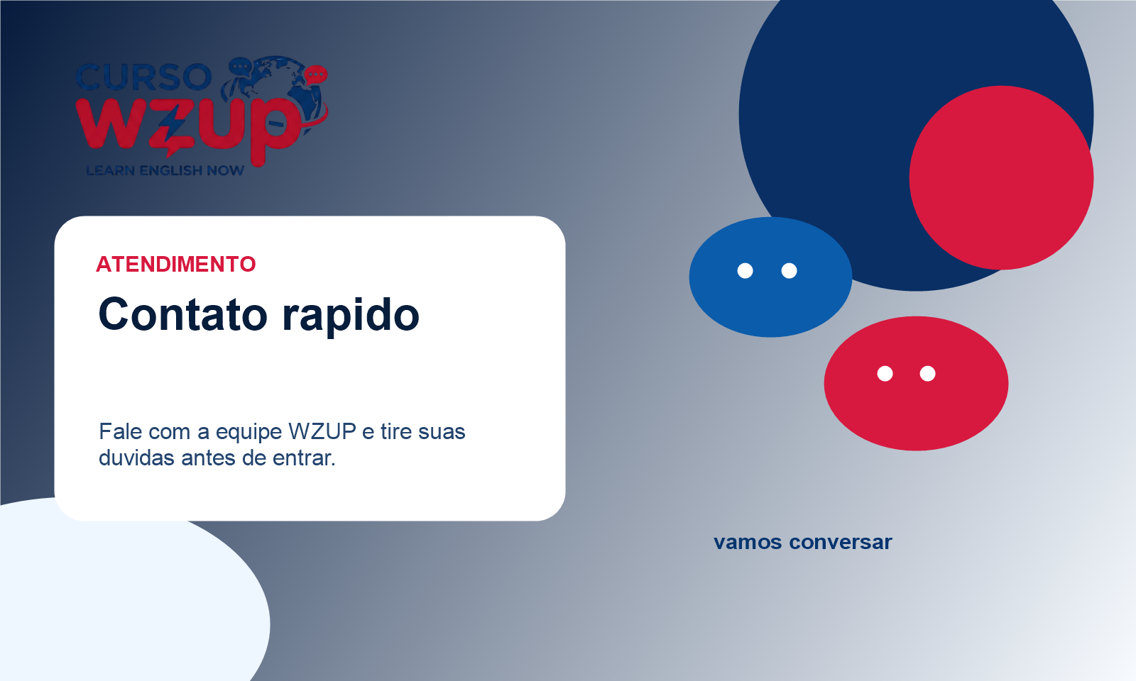 Contato Curso WZUP